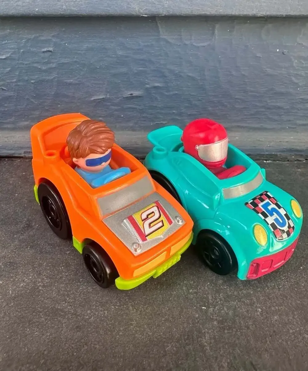 Fisher-Price Little People Wheelies Race Cars (Set of 2)